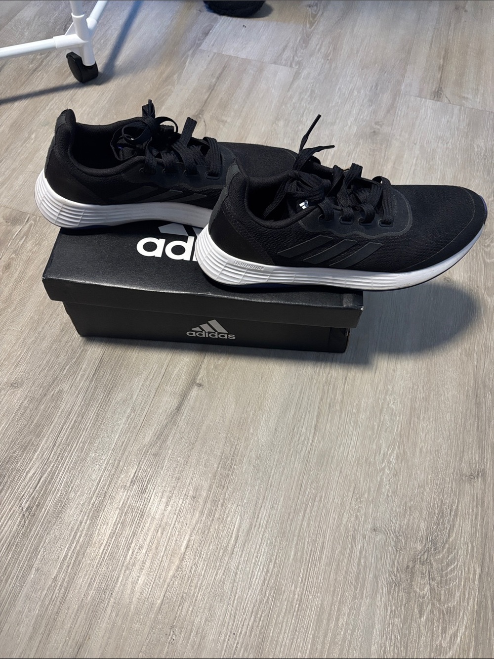 adidas Black and White Men's Running Sneakers